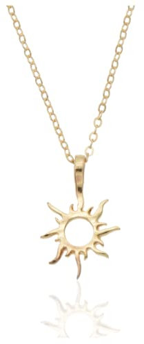 HNTR® Radiant Gold Sun Necklace | Elegant 18K Plated Gold Necklace & Celestial Jewellery | Unique Necklaces for Women Gift Idea