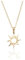 HNTR® Radiant Gold Sun Necklace | Elegant 18K Plated Gold Necklace & Celestial Jewellery | Unique Necklaces for Women Gift Idea