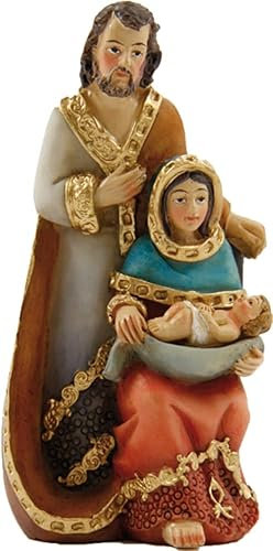 dekoprojekt Krippenfigur Hlg. Familie, Krippenblock 8 cm