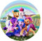 Tortenaufleger My little Pony Regenbogen, rund 20cm Fondantpapier PREMIUM