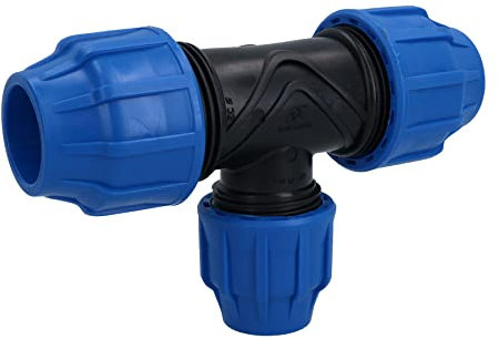AB Tools Raccord de tuyau d'eau en T MDPE 32 x 25 x 32 mm