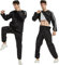 Jiamusi Set sauna per uomo e donna, giacca da sauna, tuta leggera da uomo per sport fitness, Ripstop Activewear Gym Training (Sauna Suit-S)