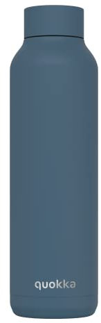 QUOKKA BOTELLA TERMO ACERO INOXIDABLE SOLID STONE BLUE 630 ML