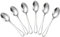 Wesdxc56 Demitasse Espresso Spoons, Mini Coffee Spoon, 5.5 Inches Stainless Steel Small Spoons for Dessert, Set of 6（Silver)