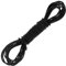 Prasacco Hilo elástico, 3 mm x 5 m, banda de goma negra, cordón elástico de nailon para hacer joyas, tendederos, camping, columpios, colgantes, cordones de zapatos