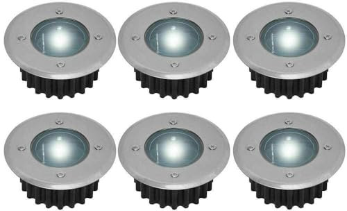 Wmool Waterproof Led Light Garden Underground Ip44 Outdoor Buried Garden Spot Light Inground Solar Recessed Deck