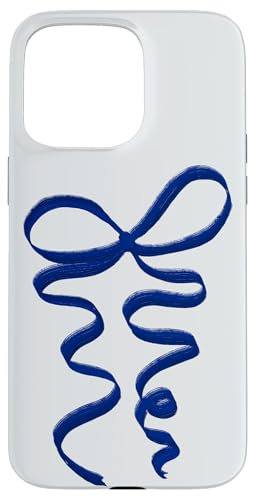 Coquette Blue Bow Case for iPhone 15 Pro Max