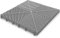 Piastrelle per pavimenti per garage, 40 x 40 cm, antiscivolo ad incastro, in plastica, per organizzare garage e garage, motivo ventilato (grigio, 50 pezzi)