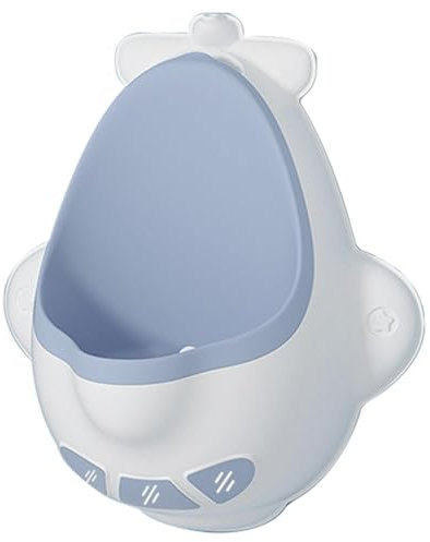 Teksome Inodoro de entrenamiento para niños – Urinario de pared para niños – Urinario infantil prueba de salpicaduras, altura ajustable para coche, viajes, camping