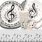 Doyomtoy Vajilla para Fiesta de Musicales,61 Piezas Decoraciones de Fiesta de Musical Fiesta Platos Cumpleaños Musical Platos Servilletas Vasos para Baby Shower Boda Cumpleaños