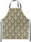 Homewish Beige Damast Schürze Boho Vintage Floral Chef Schürze Europäischer Viktorianischer Stil Küchenschürze Geometrische Sechseckige Bienenstock Kochschürze Für Malerei Restaurant Bbq