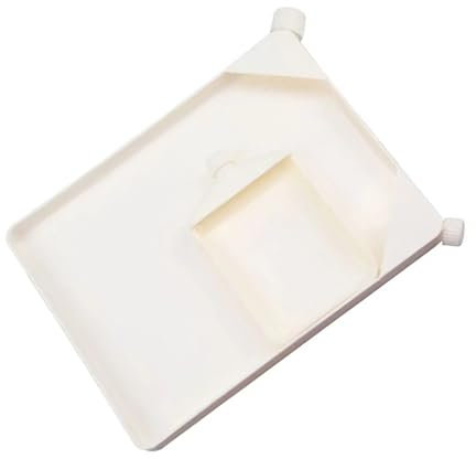 jojnsha 2Pieces Bead Funnel Tray Set Bead Sorting Tray Craft Organizers Jewelry Making Plate Beading Supplies Bead Funnel