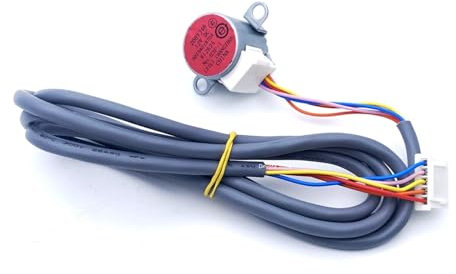HWEIH 20BYJ46 Aire Acondicionado Viento síncrono 12V DC Motor Paso a Paso 0010403333 Línea 87CM / 30CM(30cm Wire Motor)