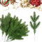 INSANYJ 35 Stück Tannenzweige Künstlich wie Echt, 24cm Künstliche Tannenzweige Deko Zweige Weihnachten Kiefer Picks Grüne Pflanzen Kiefer Nadeln für DIY Girlande Kranz Weihnacht Home Garden Decor
