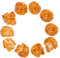 KOMBIUDA 10pcs American Popcorn Model Realistic Simulation Adornment for Craft Decor Home Restaurant