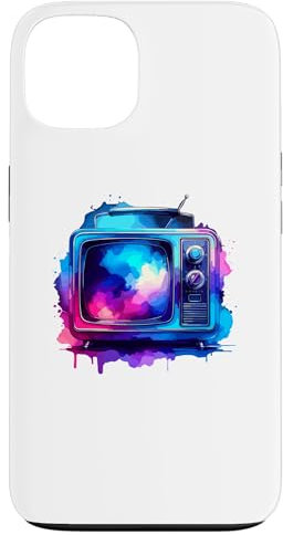 Coque pour iPhone 13 Télévision Vintage TV Rétro Années 70 80