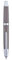 Jinhao 10 Serie Press Füllfederhalter, gebürstet mattgrau, einziehbare, feine Feder, mit Tintenkonverter und Stiftebox aus Metall (Silber-Clip-Version)