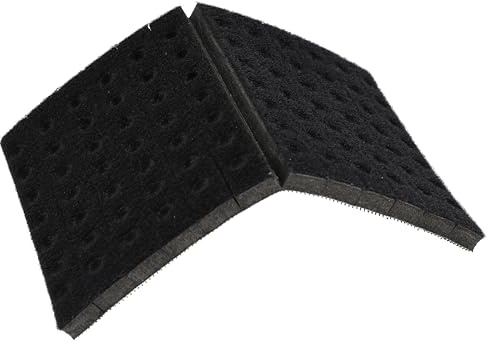 Mirka Schleifpad Groove Interface 75x100mm 7 Löcher Klett | Weiches Schaumstoff-Interface für staubfreies Schleifen bei DIY-Projekten optimale Kontrolle und Flexibilität