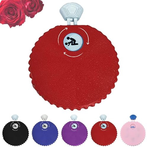 Mlthcig Gioco di Roulette per Coppie, Dadi Intimi per Serate Romantiche, Giocattolo per Adulti Stampato in 3D, Selettore Posizioni Divertente per Aumentare la Connessione(Red)