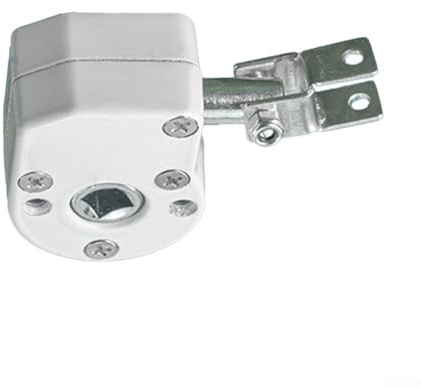 Honseadek Manuelles Getriebe aus Aluminiumlegierung, um 360 Grad drehbar, für einziehbare Terrassenmarkisen, Markisen, Kurbelgetriebe, Schneckengetriebe mit Mechanismus