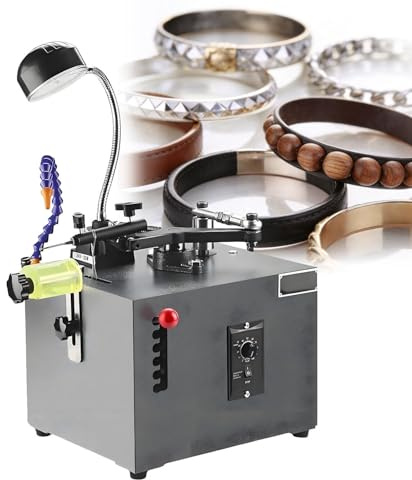 Professional Jewelry Polisher with Variable Speed and Water Pump, Ideal for Gold and Silver Finishing