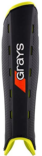Grays G600 Hockey Schienbeinschoner, Schwarz/Silber (2017/18) Medium schwarz