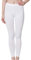 Celodoro Damen Leggings, stretchige Jersey Hose aus Baumwolle - Weiss L