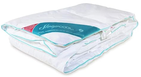 Temperaturregulierende Bettdecke 135cmx200cm (400g Füllgewicht) - COOL.XPRESSION - Klima- und Feuchtigkeitsregulierend | Leichte Bettdecke | Atmungsaktiv | Ideal für den Sommer - Nicht mehr schwitzen