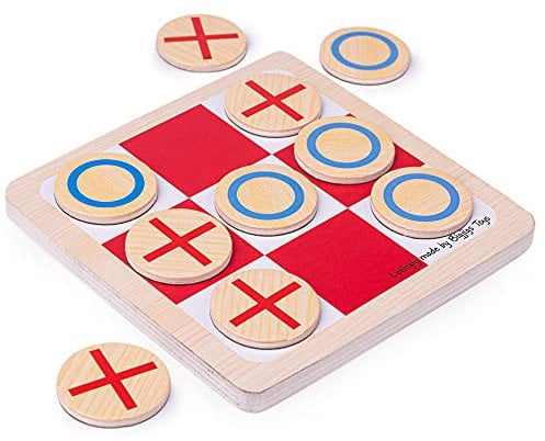 Bigjigs Toys, Noughts and Crosses Game, Wooden Toys, Tic Tac Toe Game, Board Games, Travel Games, Board Games For Families, Kids Games, Pocket Money Toys