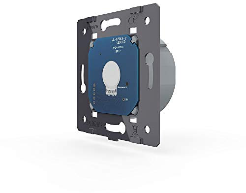 LIVOLO - Interruptor de luz táctil (1 compartimento con LED, interruptor de encendido/apagado, empotrado)