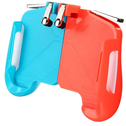 C-FUNN 2-in-1 Gamepad Controller Griff L1R1 Shooter Auslöser Knopf für Pubg Spiele Mobile für Android iOS Smartphone