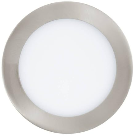 Eglo 33212 LED Einbauleuchte Crosslink FUEVA-C nickel-matt Ø17cm dimmbar 2700-6500K mit Connect Funktion
