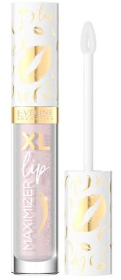 Eveline Cosmetics XL Lip Maximizer Lippen Plumper Gloss - Farbton Nr. 01 | Angereichert mit Hyaluronsäure, Chili-Extrakt, Jojobaöl & Capsaicin | Vegane Formel für vollere & gepflegte Lippen - 4,5 ML