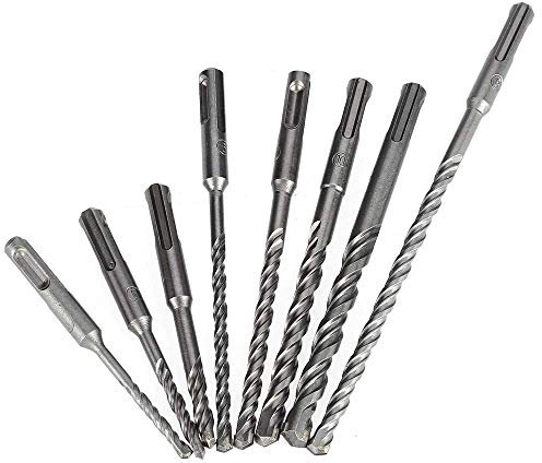 SDS PLUS Bohrer Set Länge: 600mm Durchmesser: 20, 22, 24, 25, 28, 30mm je 1 Stück Steinbohrer