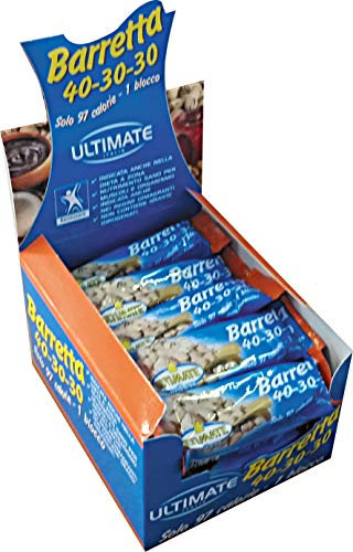 Ultimate Italia Barrette 40-30-30 Gusto Pistacchio, 30 Pezzi da 27g