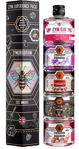 Zymurgorium Gin Experience Gift Stack Pack 5 x 5cl 40% ABV