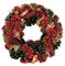 Cinnamon Pine Winter Wreath Large Front Door Wall Hanging Pine Cone Winter Garland Ornament
