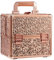 Kosmetikkoffer Schminkkoffer Leer Make up Koffer Abschließbare Beauty Case Tragbabrer Make up Organizer Koffer Nagelkoffer, Rosegold