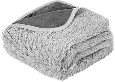 PETTOM Hundedecke Wasserdicht, Hundedecke Waschbar für Sofa, Beidseitige Decke Hund Katzen (Grau, M-127 * 100cm)