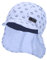 Sterntaler Baby Jungen Schirmmütze Baby Schirmmütze Nackenschutz Anker - Schirmmütze Baby, Baby Mützen - aus Baumwolle - himmelblau, 47