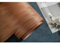 LUFAA Chapa de sapeli Natural de 2,5 Metros, Madera Fina, sólida, Hecha a Mano, Bricolaje, Altavoz, Suelo de Guitarra, 40 cm, Chapa de decoración Ultra Ancha, 1 Rollo