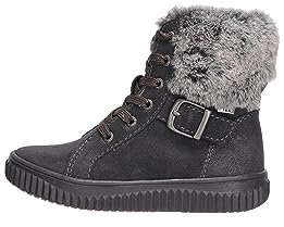 Lurchi YAREN-TEX Halblange Stiefel, Charcoal, 32 EU
