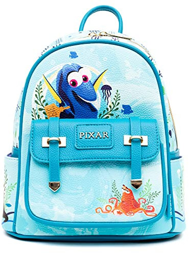 Wondapop Findet Dorie Mini-Rucksack, veganes Leder, 27,9 cm, Blau, Miniature, Classic