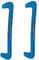 VGEBY Skate Guards, 1 Paar 7 Farben Kunststoff Eishockey Skate Blade Guards Abdeckung mit Verstellbarer Feder f¨¹r Eiskunstlauf oder Hockey (Blau)
