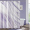 GCIREC Lila Marmor Stall Duschvorhang, lila Mix weiß Ombre Moderne abstrakte Welle Luxus Bad Vorhang Badewanne Home Decor wasserdicht Stoff Maschine waschbar mit 12 PCS Haken,180x200cm
