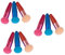 POPETPOP 3er-set Make-up-pinsel-werkzeugset Schwammpinsel Aus Kunsthaar Lollipop-form Für Creme-foundation Für Verschiedene Hauttypen Leicht Zu Tragen 3 Stück X 3