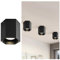 ZMH Deckenspots Aufbauspot Schwarz Aufbaustrahler - Spots Deckenleuchte Aufputz mit GU10 Fassung Deckenstrahler klein Deckenlampe Aufbau Max.40W Aufbauleuchte für Flur Wohnzimmer(Ohne Leuchtmittel)