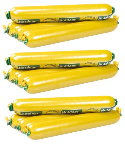 Meadowfield Hot Dogs for Dogs® The Original - 12 Stück Hundewurst mit 61% Huhn - Echte Knackwürstchen