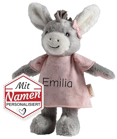 LALALO Baby Neugeborenen Geschenk für Mädchen, Sterntaler Kuscheltier/Plüschtier mit Namen personalisiert, Emmi Girl zur Geburt & Taufe