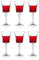 Avilia Lot de 6 verres à eau et vin 30 cl en cristal, service de verres pour dégustations et dîners, résistants, 20 x 9 cm